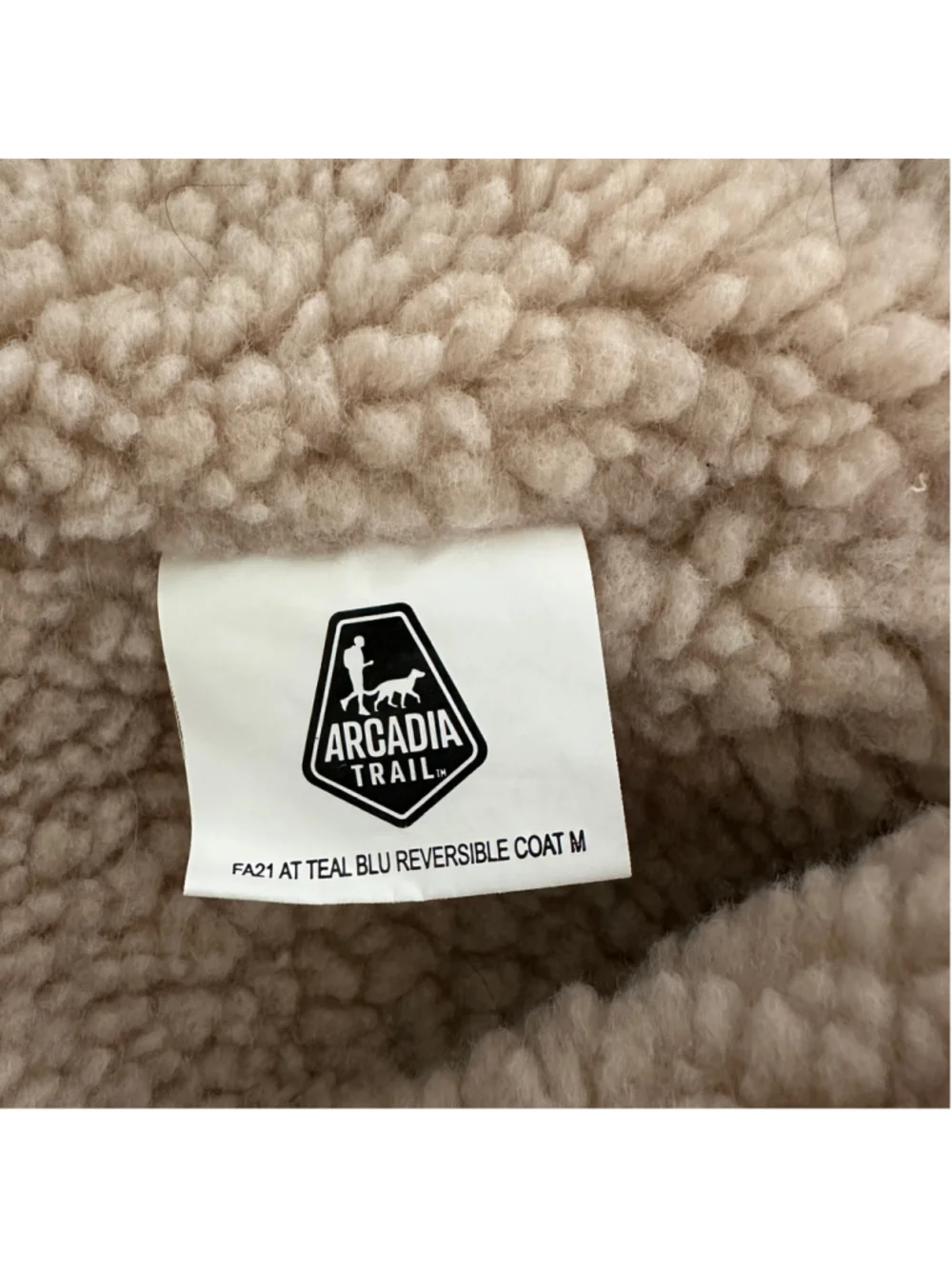 Arcadia Trail Reversible Dog Coat Size M Teal Blue Sherpa Lined Hooded Jacket